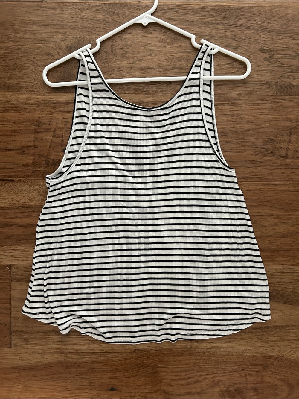 Billabong Black & White Striped Women's Tank